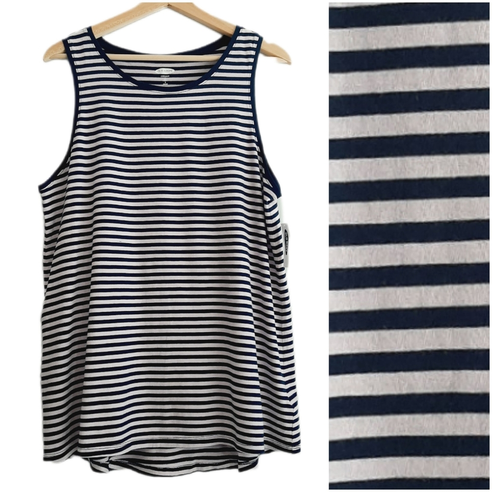 🍒 NEW - Old Navy Everywear Layer Long / Tall Scoop Neck Tank Top Sz L